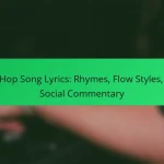 Hip Hop Song Lyrics: Rhymes, Flow Styles, and Social Commentary