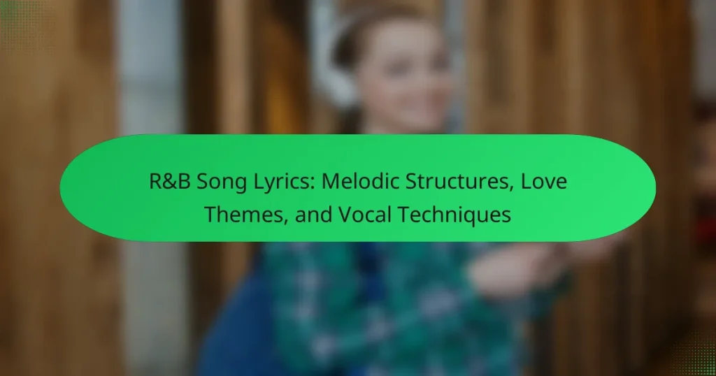 R&B Song Lyrics: Melodic Structures, Love Themes, and Vocal Techniques