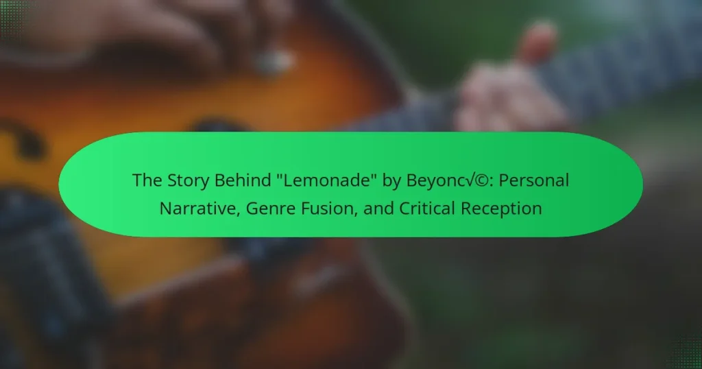 The Story Behind “Lemonade” by Beyoncé: Personal Narrative, Genre Fusion, and Critical Reception